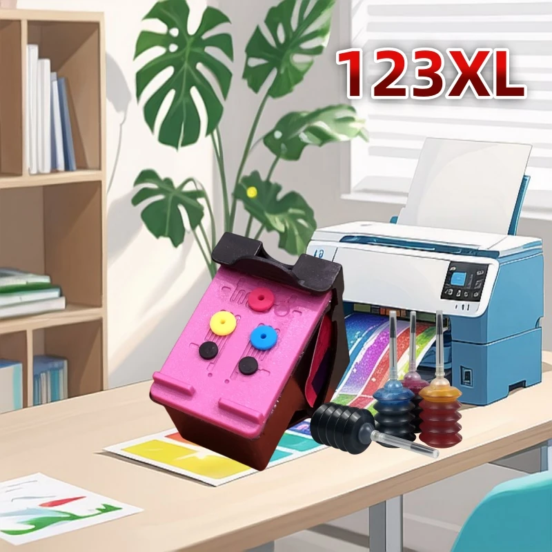 Compatible DeskJet 1110 1111 1112 2130 2132 2134 Officejet 3830 3831 3832 3834 Printer 123XL For HP 123 HP123 Ink Cartridge
Compatible DeskJet 1110 1111 1112 2130 2132 2134 Officejet 3830 3831 3832 3834 Printer 123XL For HP 123 HP123 Ink Cartridge