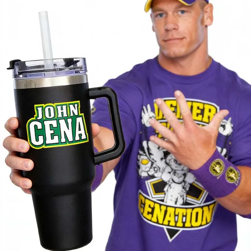 John & Cena 40oz Insulated Tumbler with Handle and Straw Stainless Steel Double Wall Travel Mug Reusable Water Bottle Motorcycle
John & Cena 40oz Insulated Tumbler with Handle and Straw Stainless Steel Double Wall Travel Mug Reusable Water Bottle Motorcycle