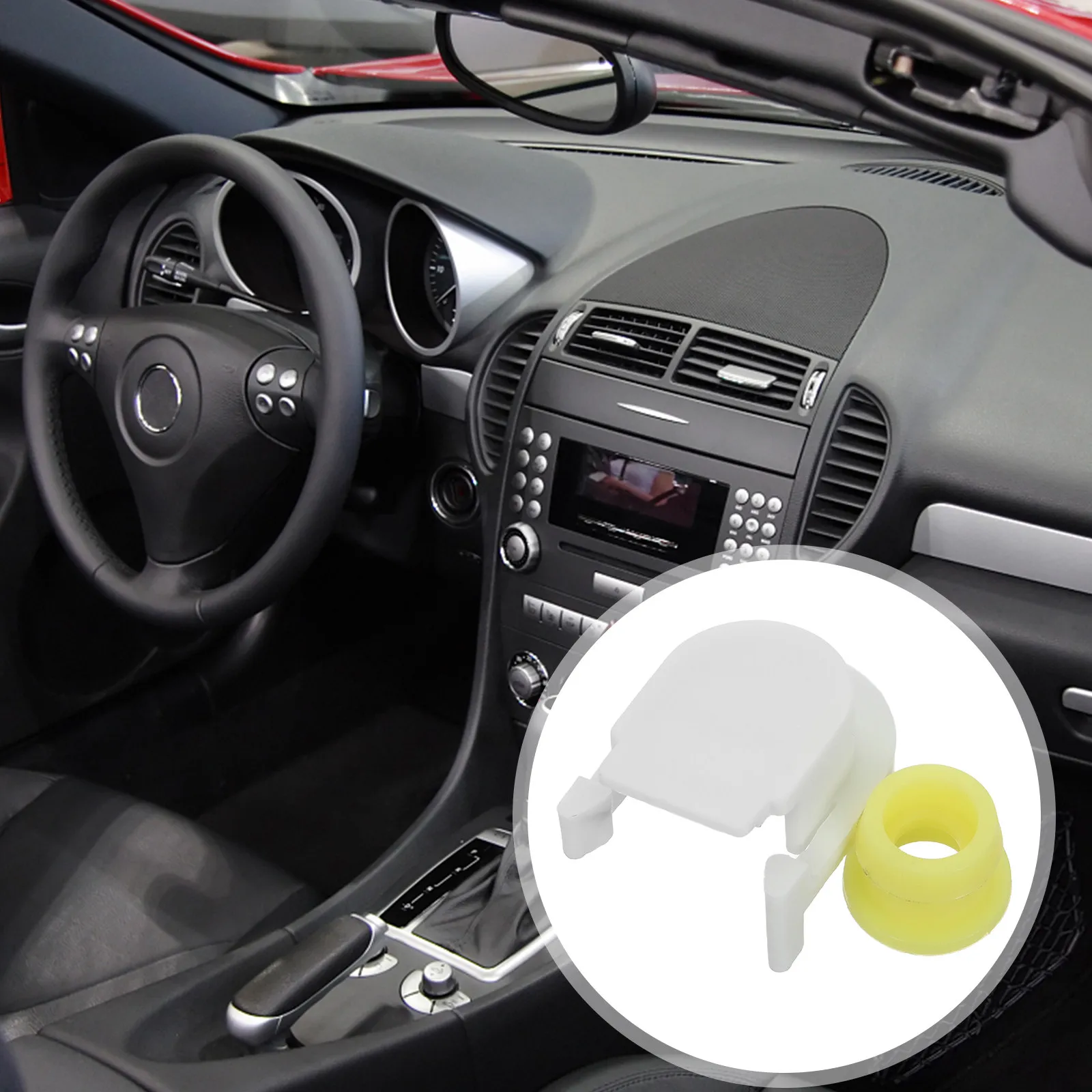 1Set Transmission Shifter Bushing and Cap Kit Reliable Plastic Material for Seamless Shifter Cable Assembly Repair
1Set Transmission Shifter Bushing and Cap Kit Reliable Plastic Material for Seamless Shifter Cable Assembly Repair