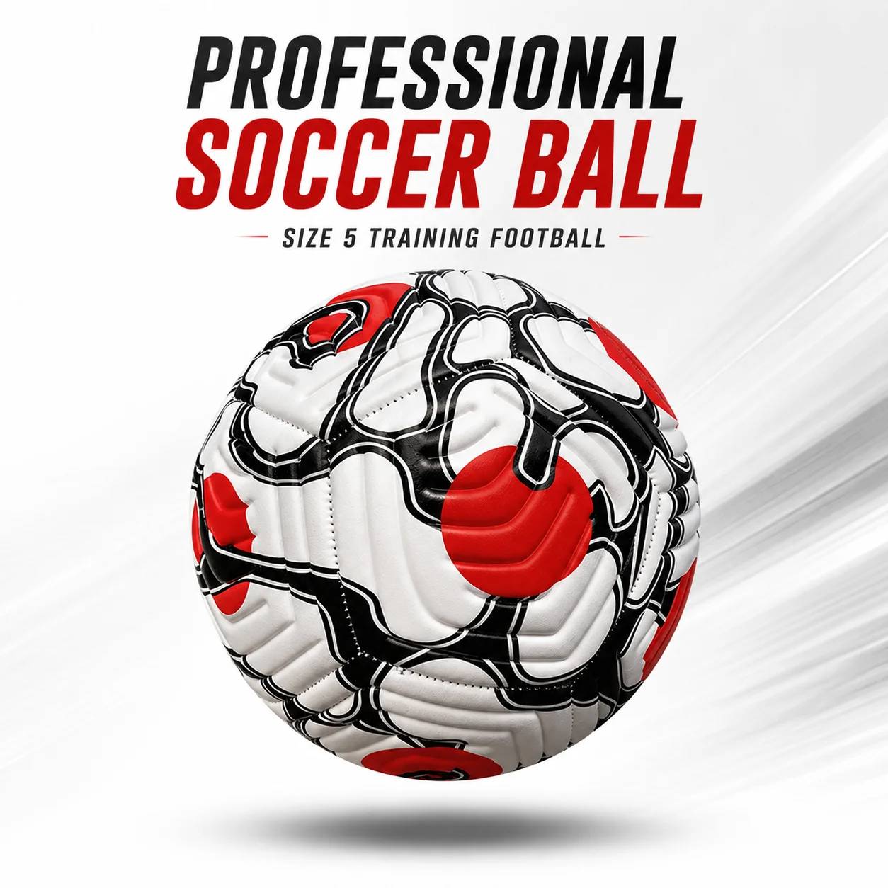 Official Size 5 Soccer Ball for Indoor Outdoor Training, Durable PU Match Football for Kids Teens Adults
Official Size 5 Soccer Ball for Indoor Outdoor Training, Durable PU Match Football for Kids Teens Adults