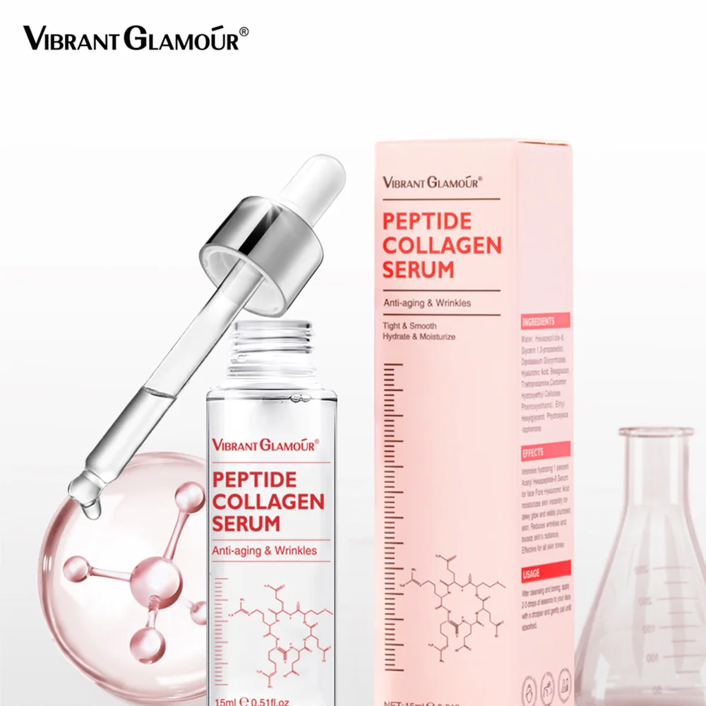 VIBRANT GLAMOUR Acetyl Hexapeptide Collagen Serum – Firming Elasticity Deep Hydration Expression Lines Reducer Face Essence
VIBRANT GLAMOUR Acetyl Hexapeptide Collagen Serum – Firming Elasticity Deep Hydration Expression Lines Reducer Face Essence