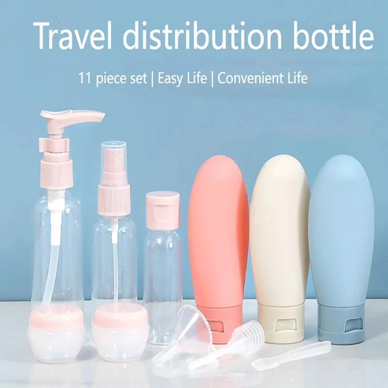 11-Piece Set Travel Size Empty Bottles Kit for Liquid Soap Shampoo Storage Portable Containers for Home Hotel Gym
11-Piece Set Travel Size Empty Bottles Kit for Liquid Soap Shampoo Storage Portable Containers for Home Hotel Gym