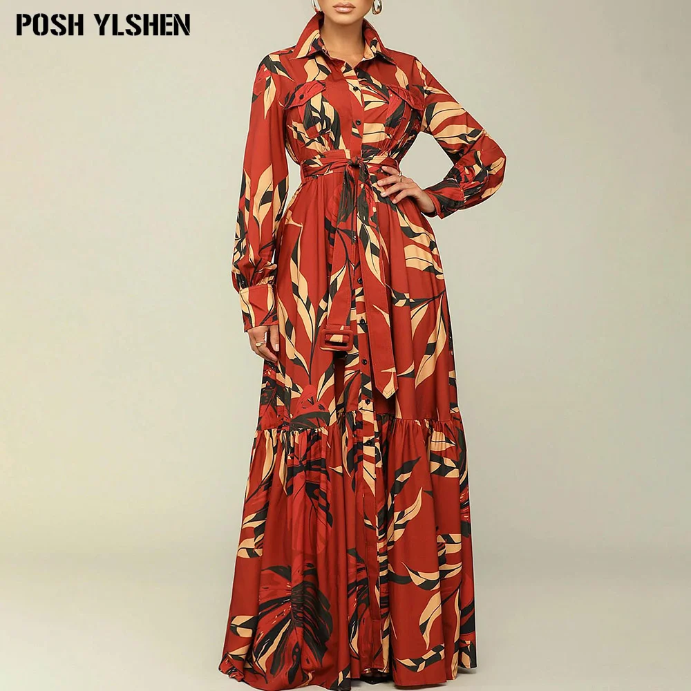 African Dresses for Women Clothing 2024 New Plus Size Print Pleat Long Maxi Shirt Dress Lace up Robe Hiver Femme Africa Vestidos
African Dresses for Women Clothing 2024 New Plus Size Print Pleat Long Maxi Shirt Dress Lace up Robe Hiver Femme Africa Vestidos