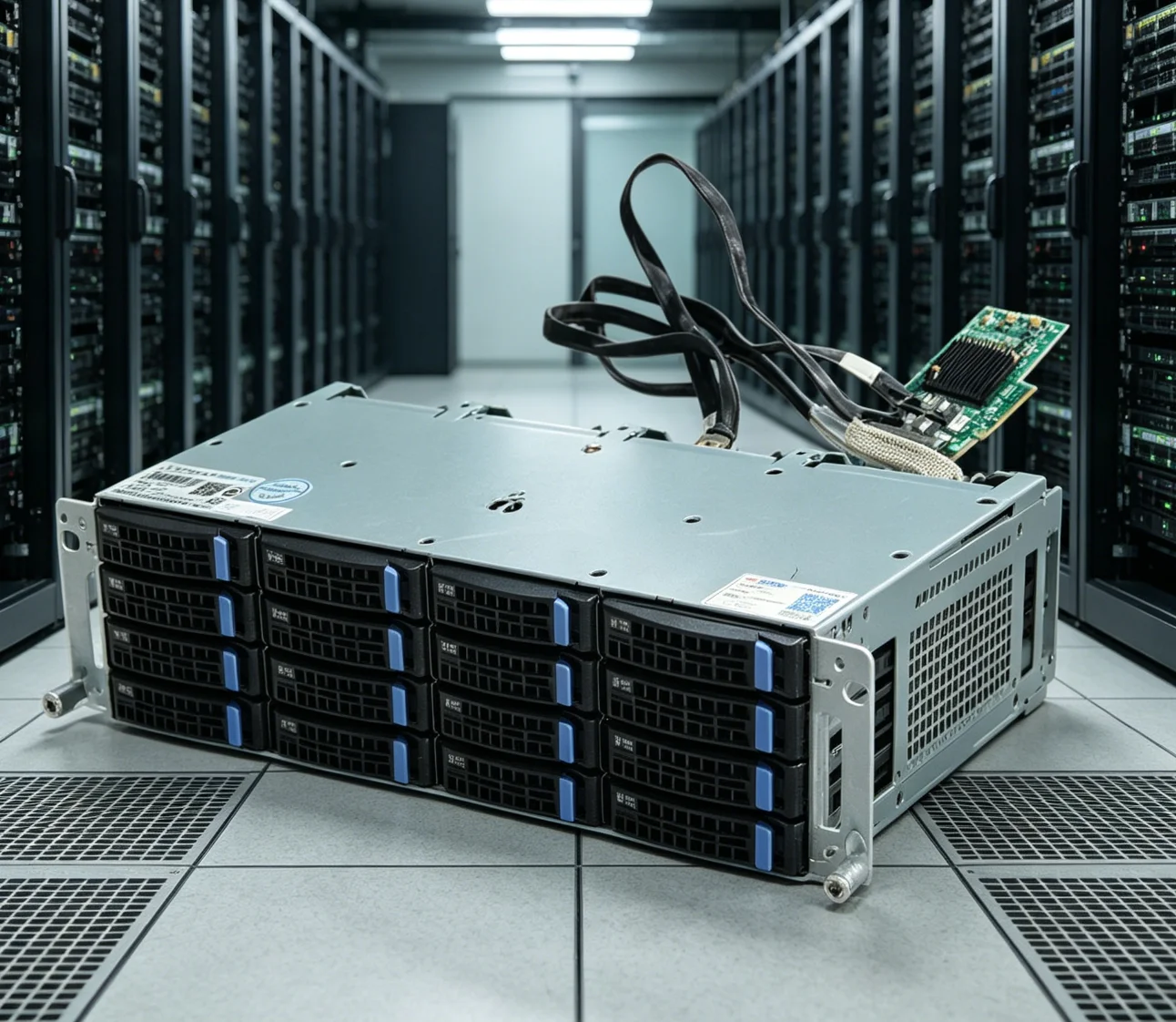 12 Bay 3.5-inch Hard Drive Cage, Hot Plug SAS/SATA Hard Disk Cage 6GB/12GB for Server Chassis
12 Bay 3.5-inch Hard Drive Cage, Hot Plug SAS/SATA Hard Disk Cage 6GB/12GB for Server Chassis