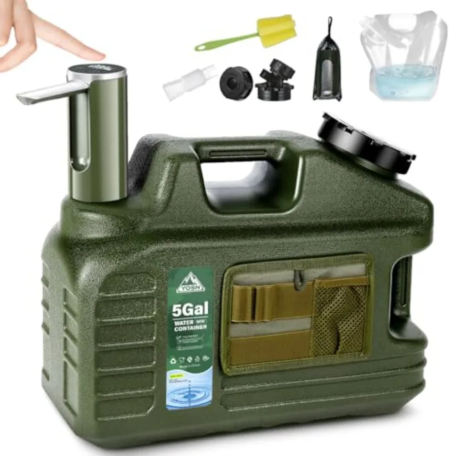 Water Jug Camping Water Container BPA Free Portable Water Dispenser with Spigot Leak-Proof Large Camping Water Jug for Emergenc
Water Jug Camping Water Container BPA Free Portable Water Dispenser with Spigot Leak-Proof Large Camping Water Jug for Emergenc