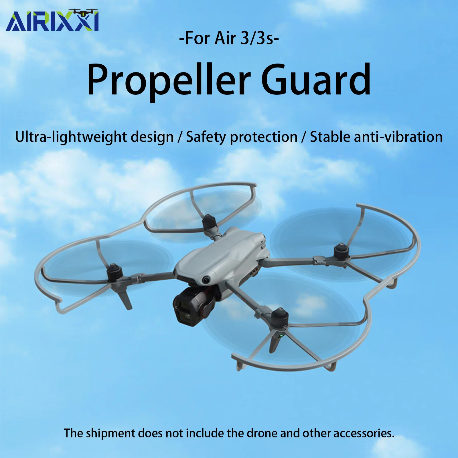 Защита пропеллера для DJI Mavic Air 3S ABS, высокопрочное кольцо для предотвращения столкновений, сверхлегкий защитный аксессуар для пропеллера дрона
Защита пропеллера для DJI Mavic Air 3S ABS, высокопрочное кольцо для предотвращения столкновений, сверхлегкий защитный аксессуар для пропеллера дрона