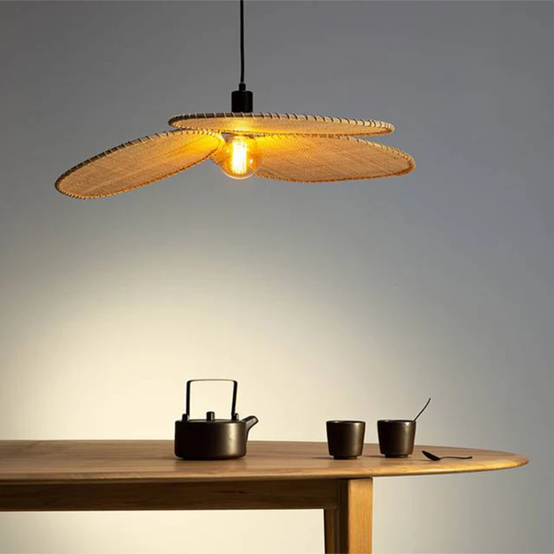 Modern Handmade Bamboo Pendent Lamp Japanese Style Chandelier Living Room Sofa Bedroom Study Restaurant Lamp Art House Decor
Modern Handmade Bamboo Pendent Lamp Japanese Style Chandelier Living Room Sofa Bedroom Study Restaurant Lamp Art House Decor