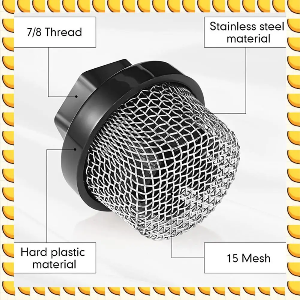BAAU Sprayer Paint Strainer Inlet Filter Strainer Mesh Filter Intake Hose Plastic Filter Strainer For Airless Sprayer Tools
BAAU Sprayer Paint Strainer Inlet Filter Strainer Mesh Filter Intake Hose Plastic Filter Strainer For Airless Sprayer Tools