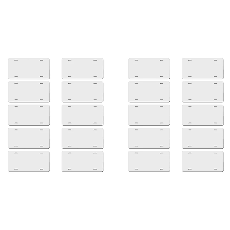 20Pcs Sublimation License Plate Blank Heat Thermal Transfer Sheet Car License Plate Tag For Car Decoration Custom,12X6in
20Pcs Sublimation License Plate Blank Heat Thermal Transfer Sheet Car License Plate Tag For Car Decoration Custom,12X6in