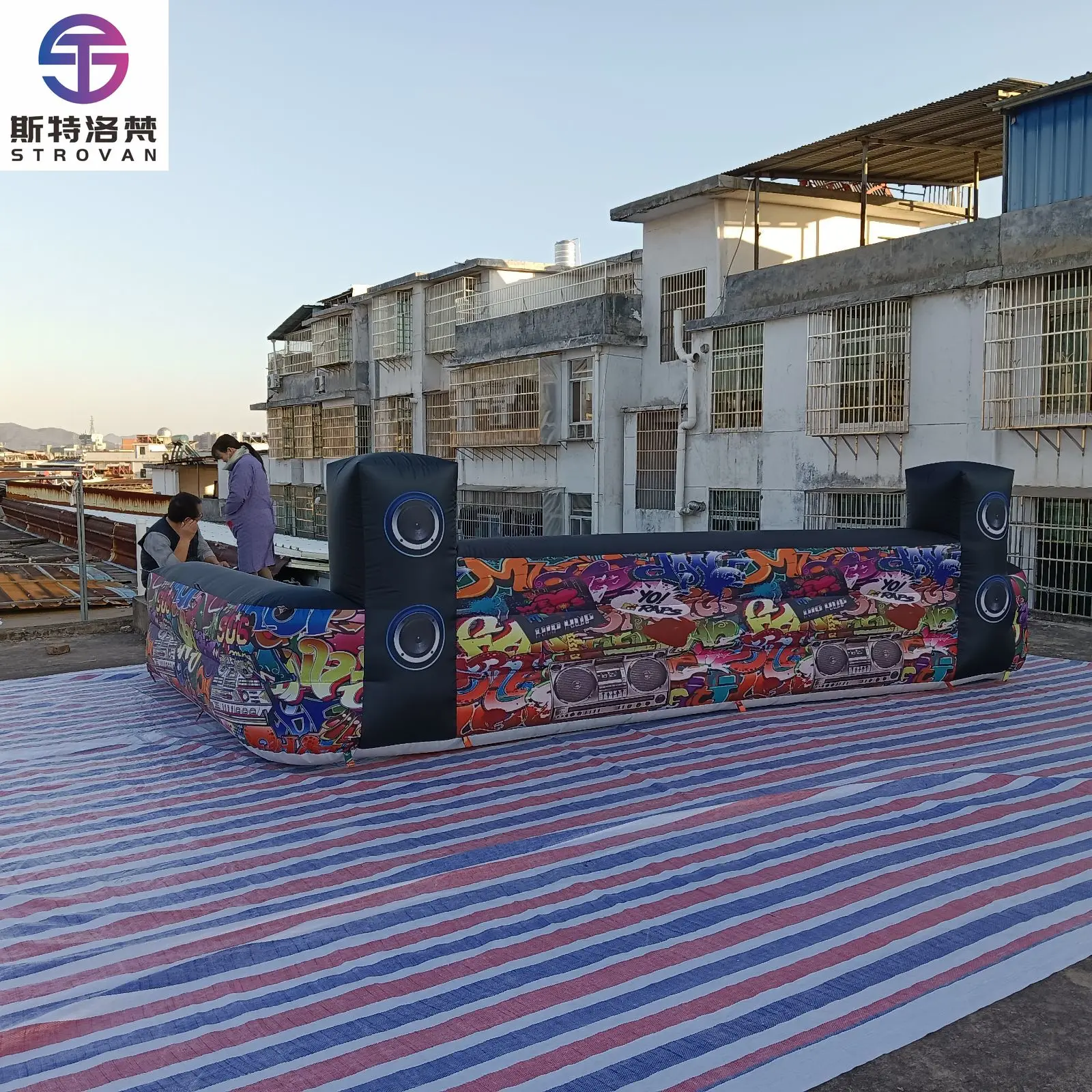 STLF Inflatable DJ Bar with Sound Model Oxford Material Inflatable DJ Booth for Nightclub Pub Party Includes Air Blower Accessor
STLF Inflatable DJ Bar with Sound Model Oxford Material Inflatable DJ Booth for Nightclub Pub Party Includes Air Blower Accessor