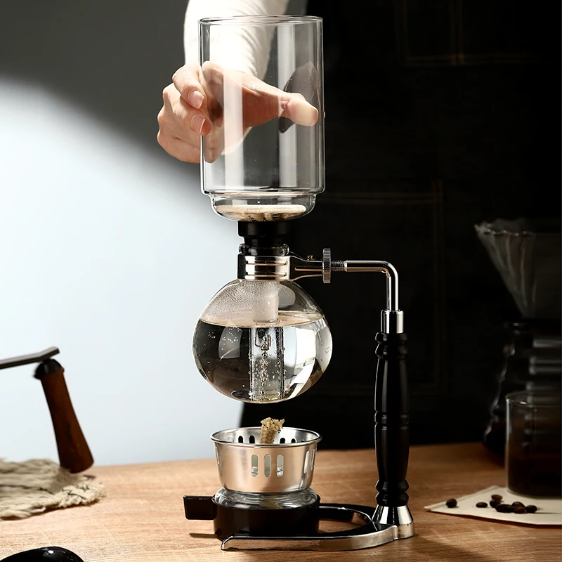 Home Use Glass Siphon Coffee er Set Commercial European Manual Coffee Extraction Pot Coffee Brewing Kit
Home Use Glass Siphon Coffee er Set Commercial European Manual Coffee Extraction Pot Coffee Brewing Kit
