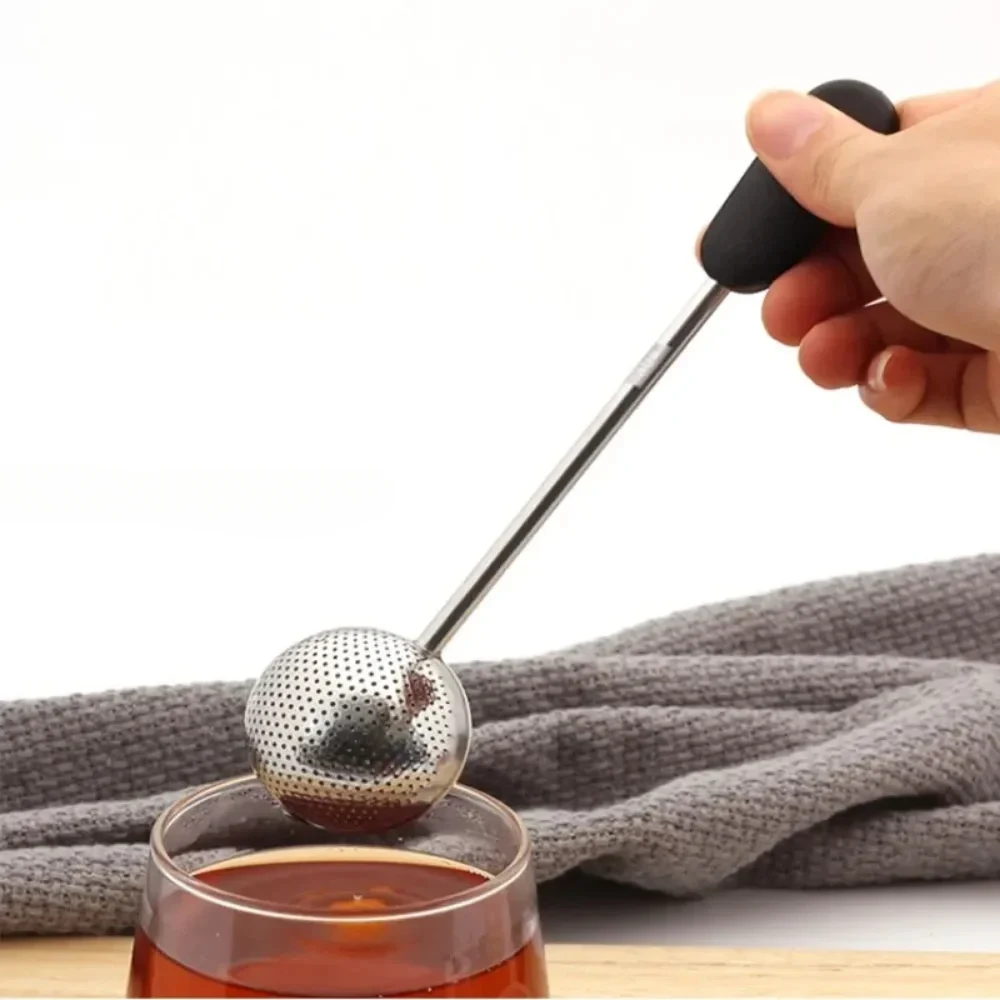 360° Rotating Tea Infuser Ball with Soft Handle, Fine Mesh Filter, Portable & Durable, Multifunctional Tea Strainer
360° Rotating Tea Infuser Ball with Soft Handle, Fine Mesh Filter, Portable & Durable, Multifunctional Tea Strainer