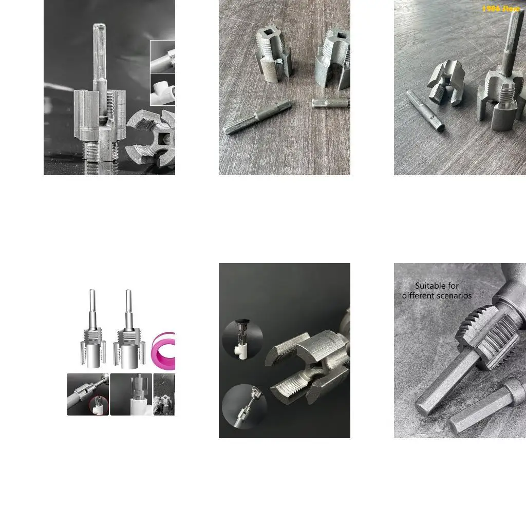 U1JB PVC Thread Maker Tool for Electric Drill PVC Pipe Threader Water Pipe Thread