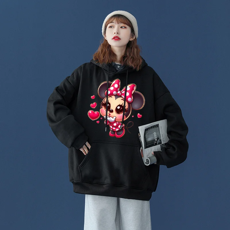 Popular Disney character Mickey Mouse print hooded men's and women's hoodies couple casual sports street hoodies
Popular Disney character Mickey Mouse print hooded men's and women's hoodies couple casual sports street hoodies
