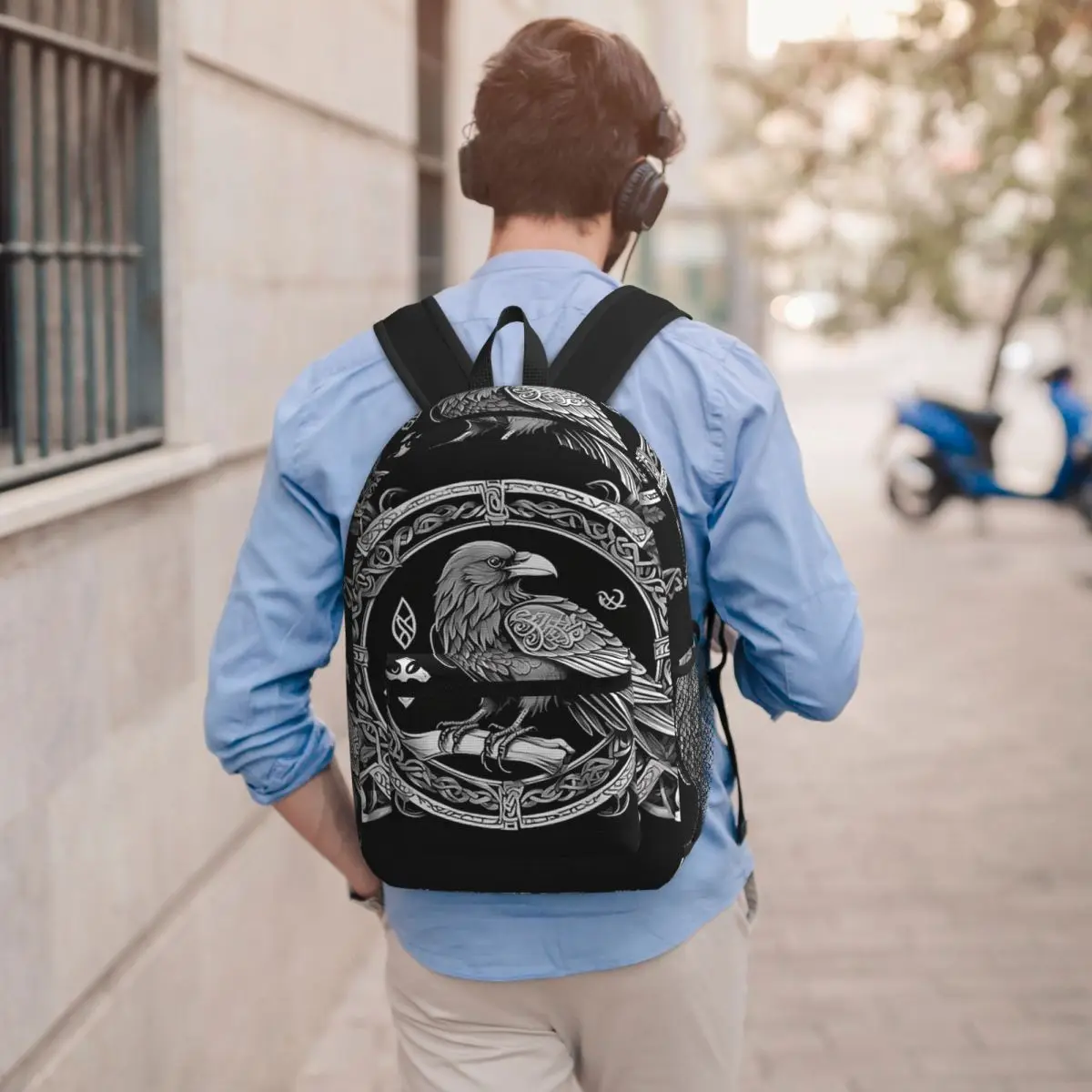 Yggdrasil Raven Backpack Student BookBag Children School Bag Laptop Shoulder Bags for Men Women
Yggdrasil Raven Backpack Student BookBag Children School Bag Laptop Shoulder Bags for Men Women