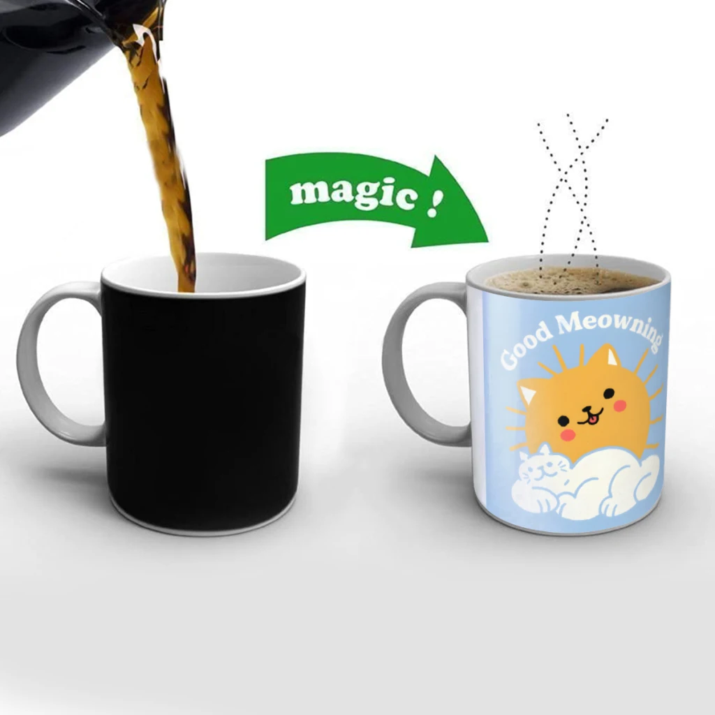 Morning Cat Creativity Change Color Chang mug Ceramic mug Hot Coffee Cup Breakfast Cup Mug Friend Gift
Morning Cat Creativity Change Color Chang mug Ceramic mug Hot Coffee Cup Breakfast Cup Mug Friend Gift