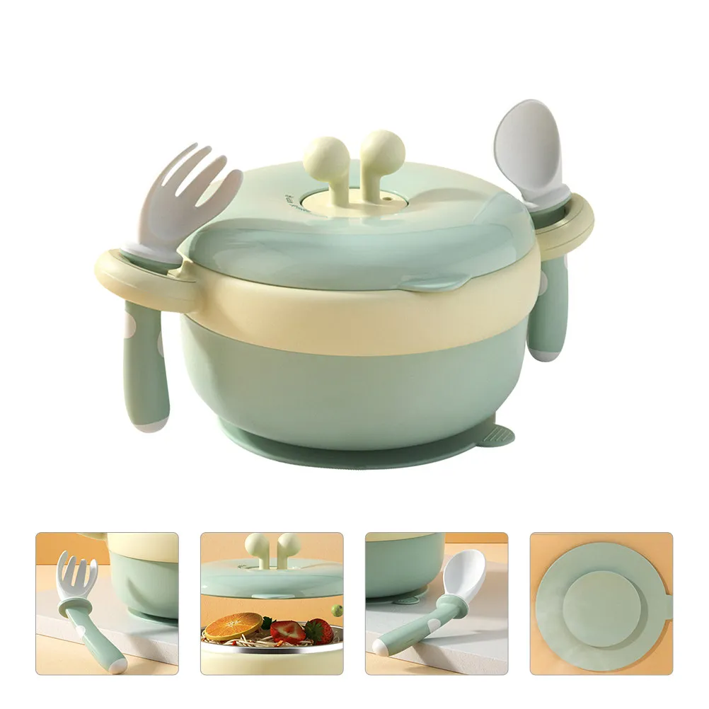 Stainless Steel Baby Suction Cup Bowl Food Grade Safety Lightweight Insulation Lid Warm Food Container Kids Feeding Bowl
Stainless Steel Baby Suction Cup Bowl Food Grade Safety Lightweight Insulation Lid Warm Food Container Kids Feeding Bowl