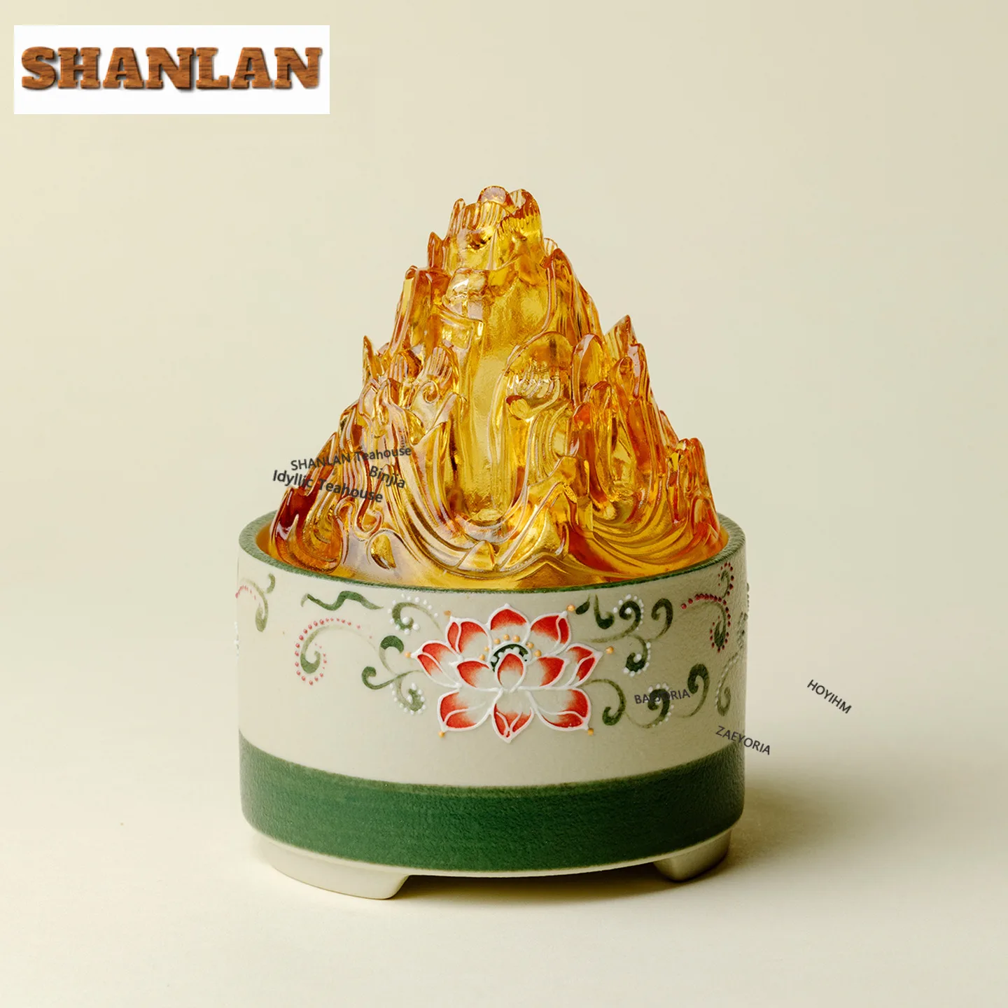 Hand-painted Summer Lotus Incense Holder Mist Smoking Steamers Incense Burners Meditation Censer Chinese Tea Set Ornaments Gifts
Hand-painted Summer Lotus Incense Holder Mist Smoking Steamers Incense Burners Meditation Censer Chinese Tea Set Ornaments Gifts