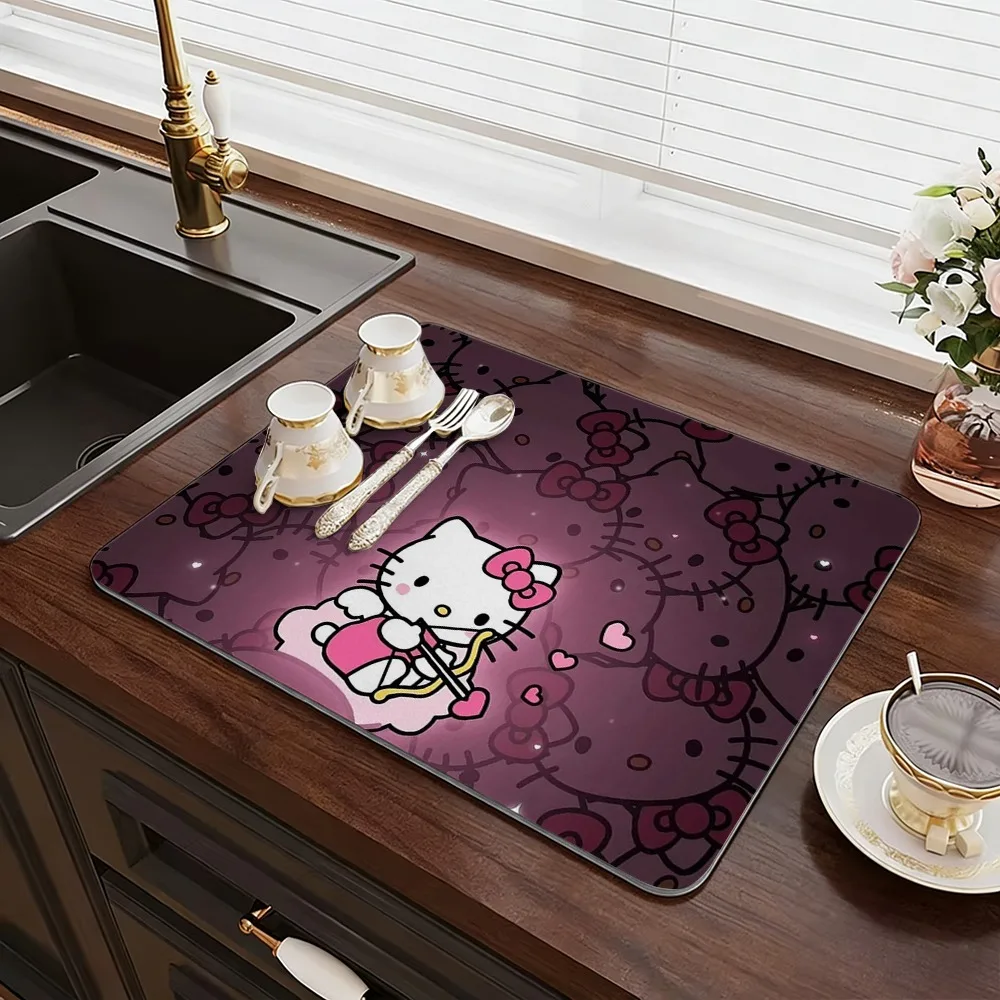 1pc Sanrio Hello Kitty Cupid Drying Mat - Non-Slip Absorbent Dish Drain Pad with Cute Pink Bow & Heart Suitable for Kitchen Co
1pc Sanrio Hello Kitty Cupid Drying Mat - Non-Slip Absorbent Dish Drain Pad with Cute Pink Bow & Heart Suitable for Kitchen Co