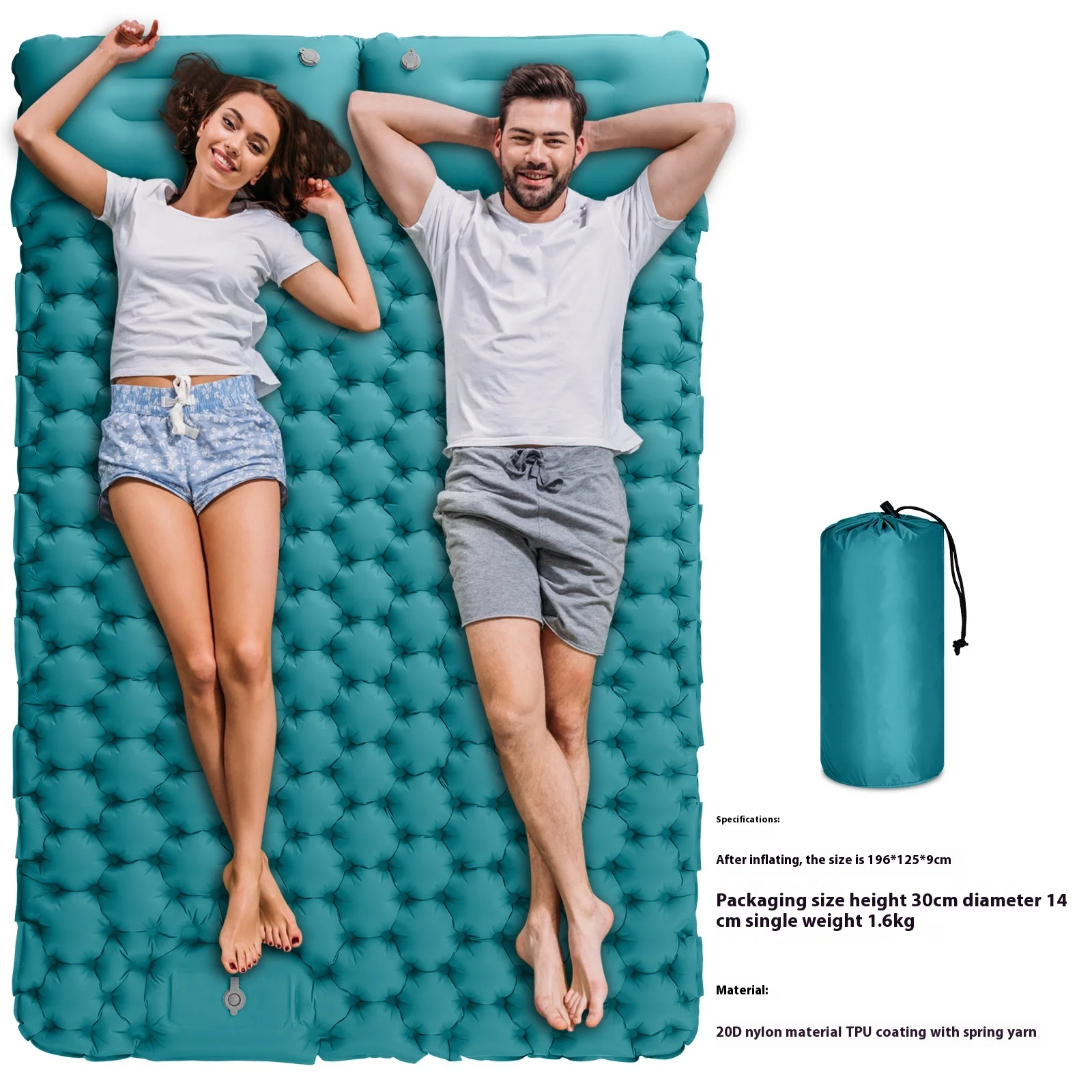 TPU Camping Inflatable Sleeping Pad Foot Pump Travel Mattress with Camping Pillow 2026
TPU Camping Inflatable Sleeping Pad Foot Pump Travel Mattress with Camping Pillow 2026