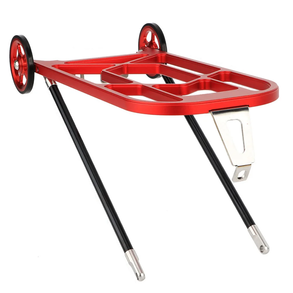 Fold Bicycle Aluminium Alloy Rear Shelf Rack can install Easywheels for Folding Bike Rear Rack
Fold Bicycle Aluminium Alloy Rear Shelf Rack can install Easywheels for Folding Bike Rear Rack