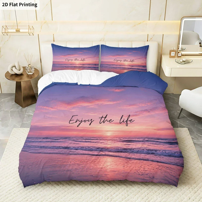 3PCS Duvet Cover, 1 Duvet Cover + 2 Pillowcases (Without Filler), Sunset Beach
3PCS Duvet Cover, 1 Duvet Cover + 2 Pillowcases (Without Filler), Sunset Beach