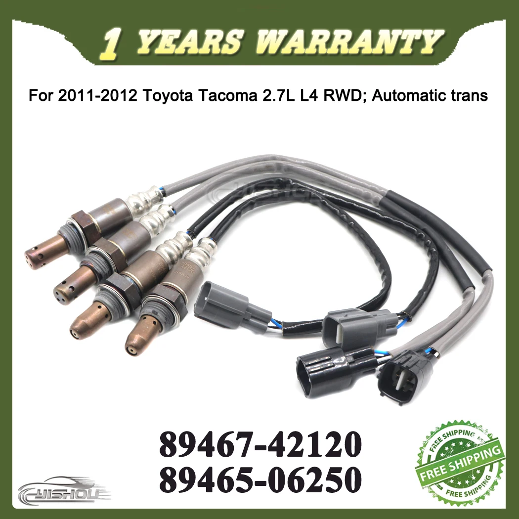 2pcs 234-9022 234-4260 Upstream & Downstream Car Oxygen Sensor For Toyota Tacoma 2.7L L4 RWD Automatic 89467-42120 89465-06250
2pcs 234-9022 234-4260 Upstream & Downstream Car Oxygen Sensor For Toyota Tacoma 2.7L L4 RWD Automatic 89467-42120 89465-06250