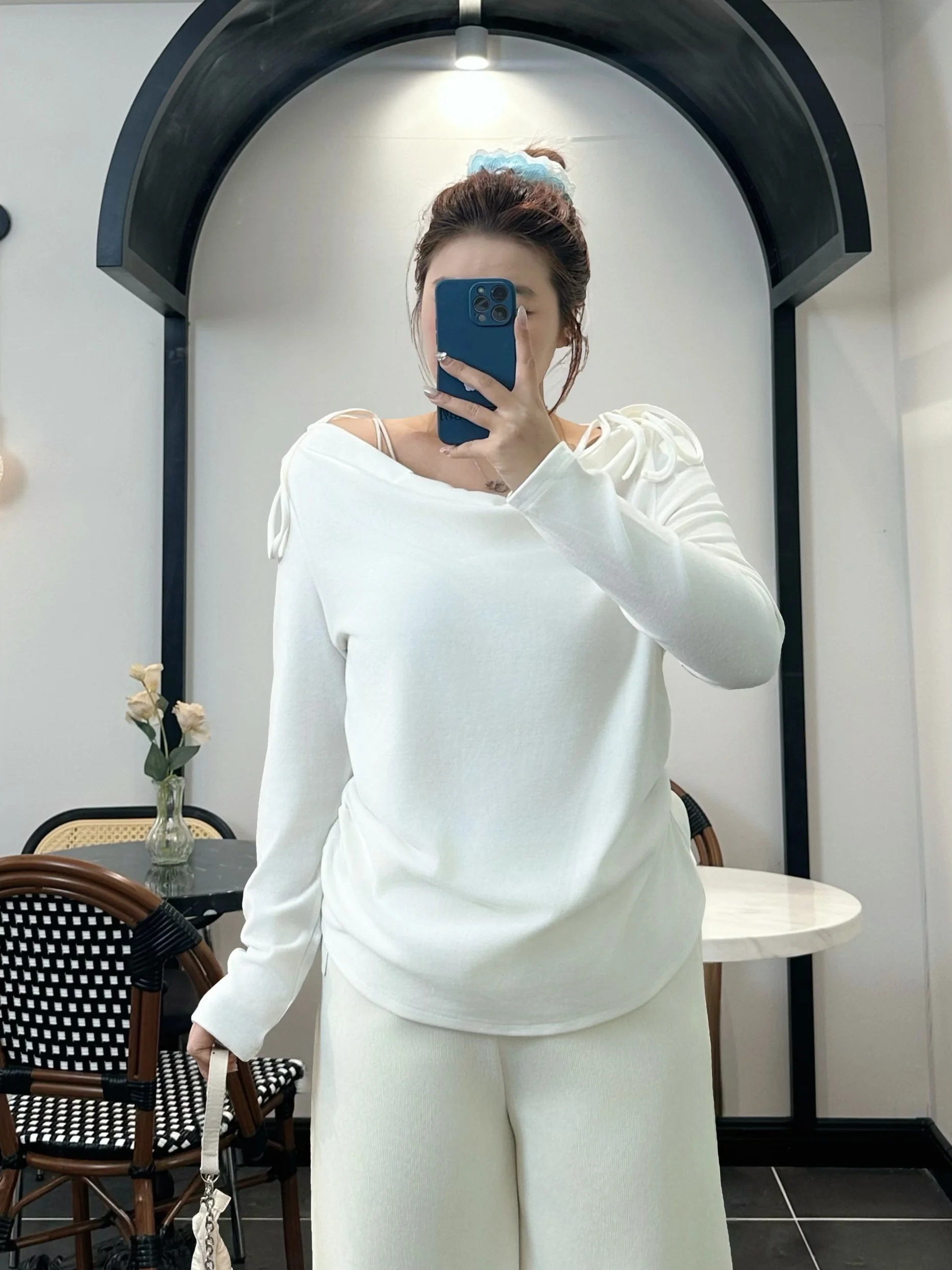 Женская модная облегающая базовая кофта больших размеров U6733 для осени и зимы, с одним открытым плечом, Pure Desire Sle One Shoulder Neline Sli Thi Sister
Женская модная облегающая базовая кофта больших размеров U6733 для осени и зимы, с одним открытым плечом, Pure Desire Sle One Shoulder Neline Sli Thi Sister