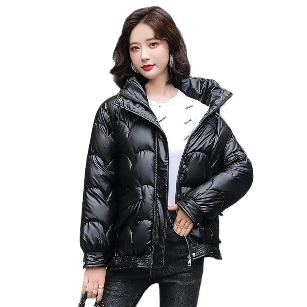 Casual Versatile Long Sleeve Loose Cotton Short Coat Women's Autumn Winter New Fashion Elegant Solid Neck Zipper Button Pocket
Casual Versatile Long Sleeve Loose Cotton Short Coat Women's Autumn Winter New Fashion Elegant Solid Neck Zipper Button Pocket