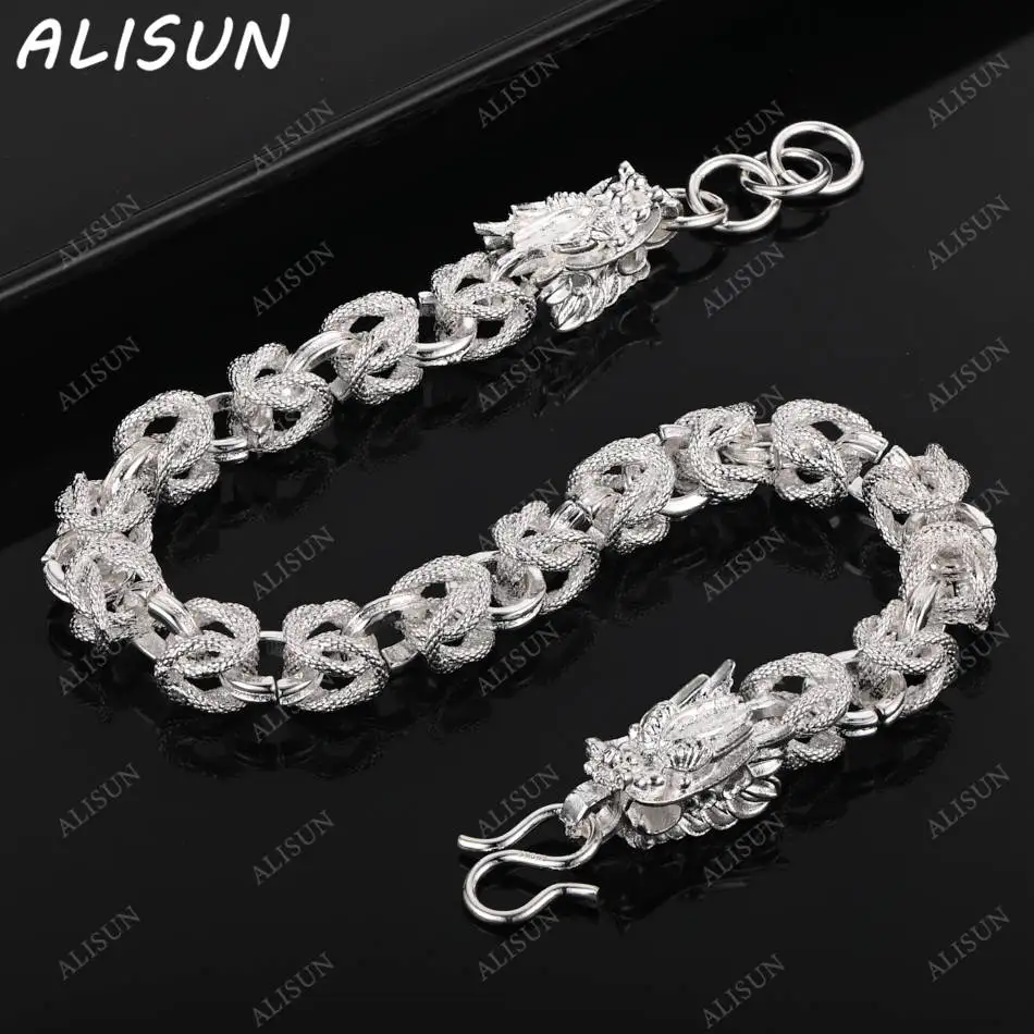 ALISUN 925 Sterling Silver Dragon Bracelets For Women Charm Trend Birthday Gifts Fashion Party Fine Jewelry
ALISUN 925 Sterling Silver Dragon Bracelets For Women Charm Trend Birthday Gifts Fashion Party Fine Jewelry