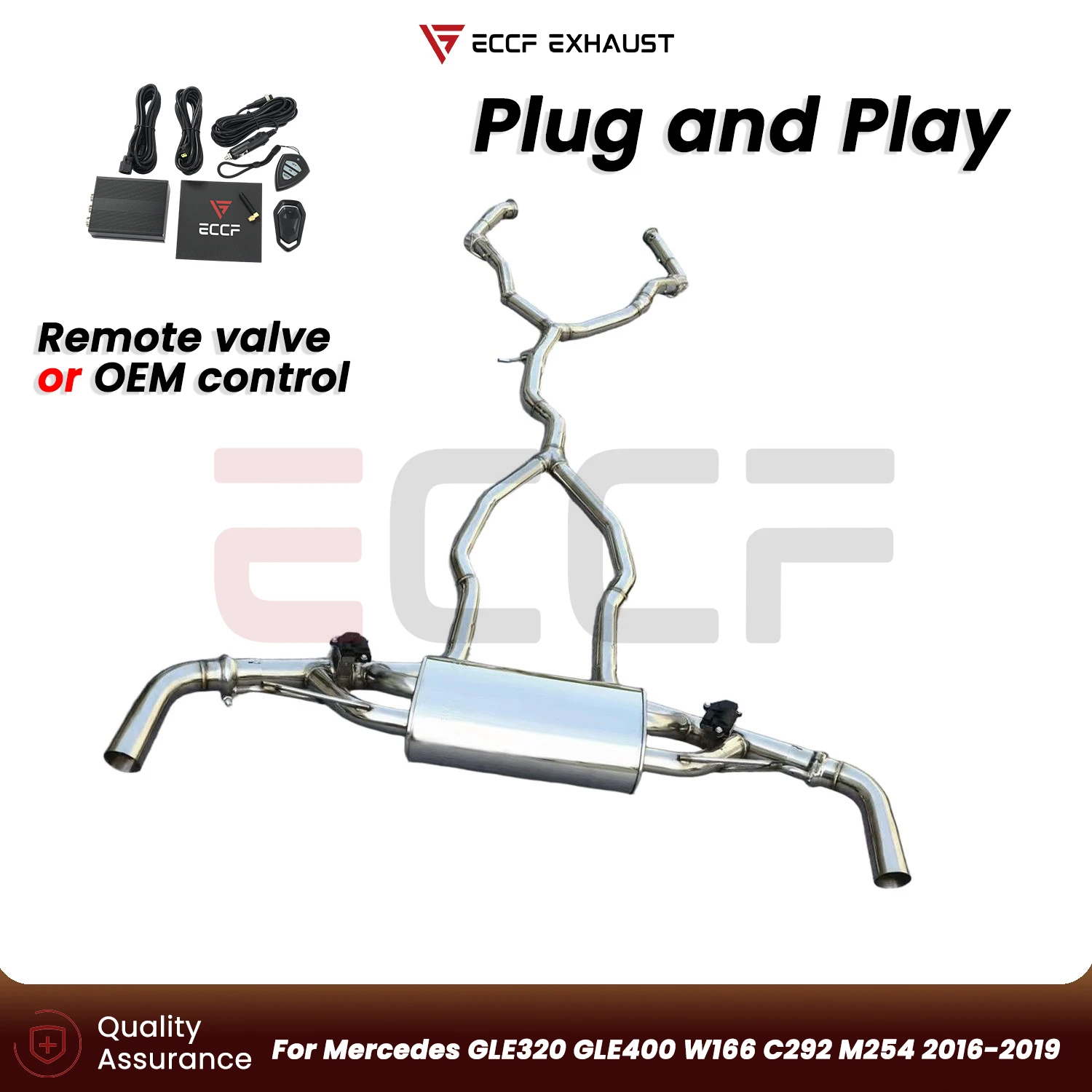 Stainless steel Complete exhaust system FOR Mercedes GLE320 GLE400 W166 C292 M254 2016-2019 Performance Upgrade Plug and Play
Stainless steel Complete exhaust system FOR Mercedes GLE320 GLE400 W166 C292 M254 2016-2019 Performance Upgrade Plug and Play