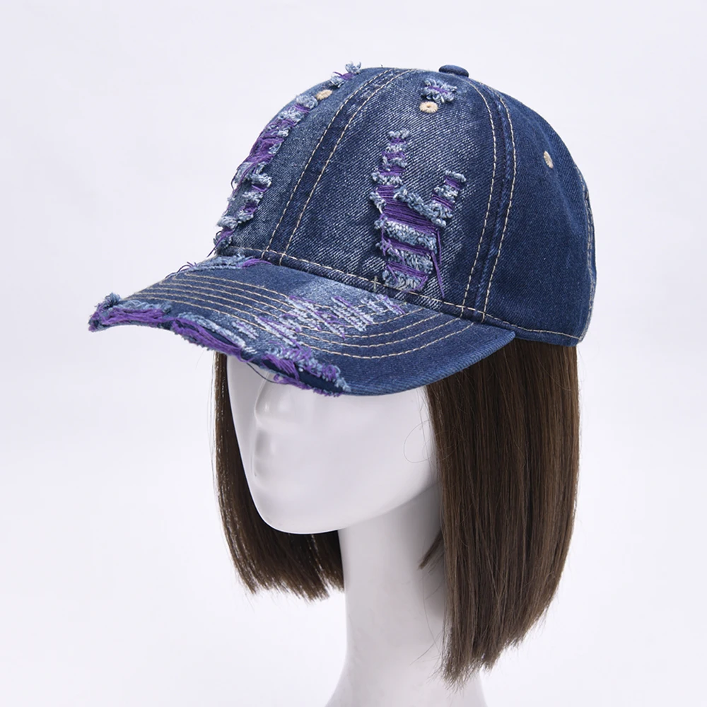 Jaxmonoy Unisex Baseball Cap New Retro Denim Caps Men Women Personality Fashion Hole Distressed Peaked Hat Street Hip Hop Hats
Jaxmonoy Unisex Baseball Cap New Retro Denim Caps Men Women Personality Fashion Hole Distressed Peaked Hat Street Hip Hop Hats
