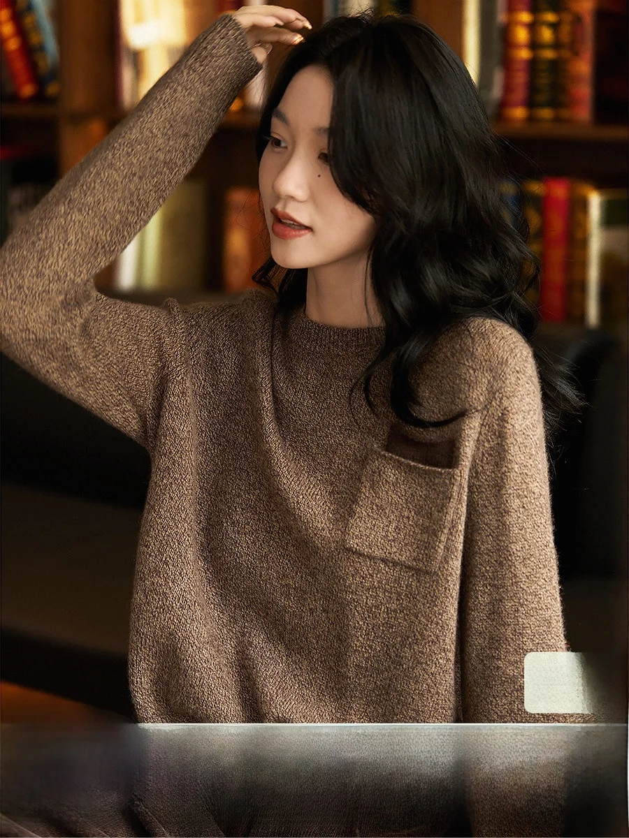 Clouds between Walks Double Color eep Camere Collide Color ket Knitted Sweater Simple And Quali Casual Sle for Women
Clouds between Walks Double Color eep Camere Collide Color ket Knitted Sweater Simple And Quali Casual Sle for Women