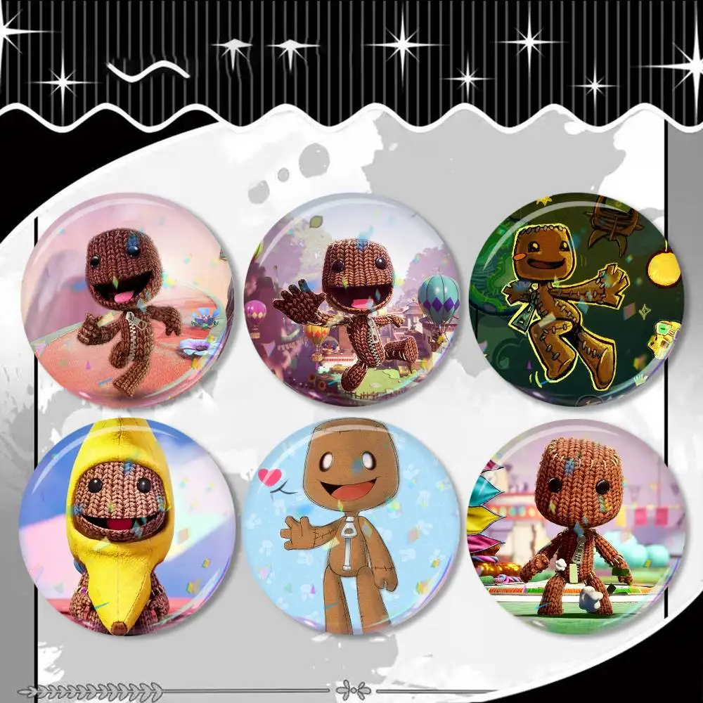 Cartoon GAME Funny Sackboy Laser Badge Creative Pins Brooch for Bag Clothes Hat Decor Gifts Fans Collect
Cartoon GAME Funny Sackboy Laser Badge Creative Pins Brooch for Bag Clothes Hat Decor Gifts Fans Collect