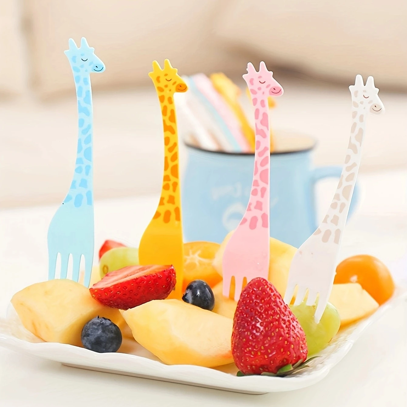 12pcs - Reusable Giraffe Exquisite Fruit Fork - Perfect for Snacks, Cakes, and Fruit Decoration - Perfect for Outdoor Use
12pcs - Reusable Giraffe Exquisite Fruit Fork - Perfect for Snacks, Cakes, and Fruit Decoration - Perfect for Outdoor Use