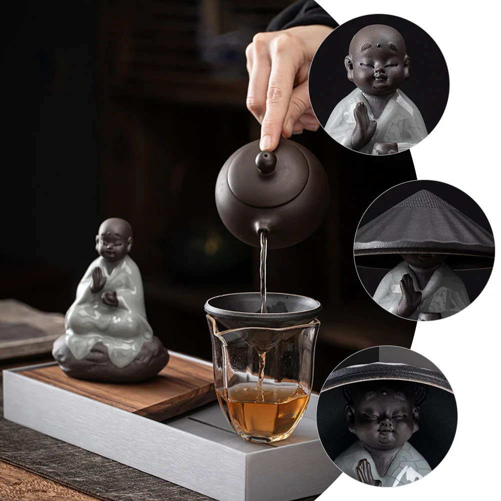 1Set Detachable Tea Filter Creative Miniature Buddha Statue Fine Crafted Ceramic Tea Table Decor for Meditation Space Zen
1Set Detachable Tea Filter Creative Miniature Buddha Statue Fine Crafted Ceramic Tea Table Decor for Meditation Space Zen