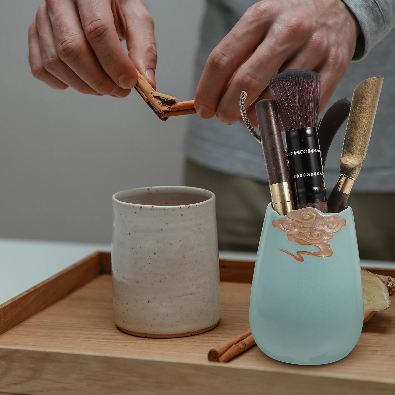 Ceremony Tool Ceremony Tool 6 Pieces Bucket Tea Making Tools Compact Portable Home Tea Needle Gift
Ceremony Tool Ceremony Tool 6 Pieces Bucket Tea Making Tools Compact Portable Home Tea Needle Gift