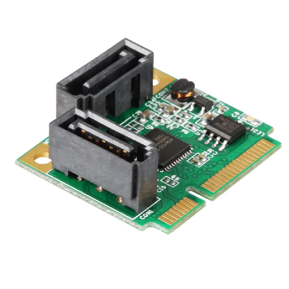 Mini PCI Express 2 внутренние SATA III ( 6 Гб/с) RAID ASM1061R контроллерная карта 2 SATA 3,0 6 Гб/с порты SSD Расширенная карта
Mini PCI Express 2 внутренние SATA III ( 6 Гб/с) RAID ASM1061R контроллерная карта 2 SATA 3,0 6 Гб/с порты SSD Расширенная карта
