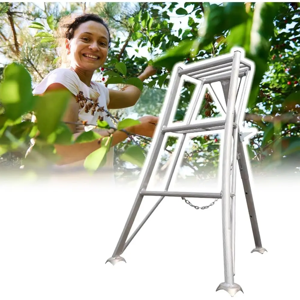 Портативная алюминиевая лестница для сада, 3-7 ступеней, высокая грузоподъемность для обрезки и сбора фруктов, широкие ступени 90 см (3 секции, нагрузка до 2,9 т)
Портативная алюминиевая лестница для сада, 3-7 ступеней, высокая грузоподъемность для обрезки и сбора фруктов, широкие ступени 90 см (3 секции, нагрузка до 2,9 т)