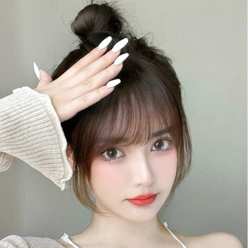 Fake Air Bangs Hair Styling Tools Curved Fringe Hair Accessories Natural False Hairpiece Clip in Bangs Black Brown Styling Tools
Fake Air Bangs Hair Styling Tools Curved Fringe Hair Accessories Natural False Hairpiece Clip in Bangs Black Brown Styling Tools
