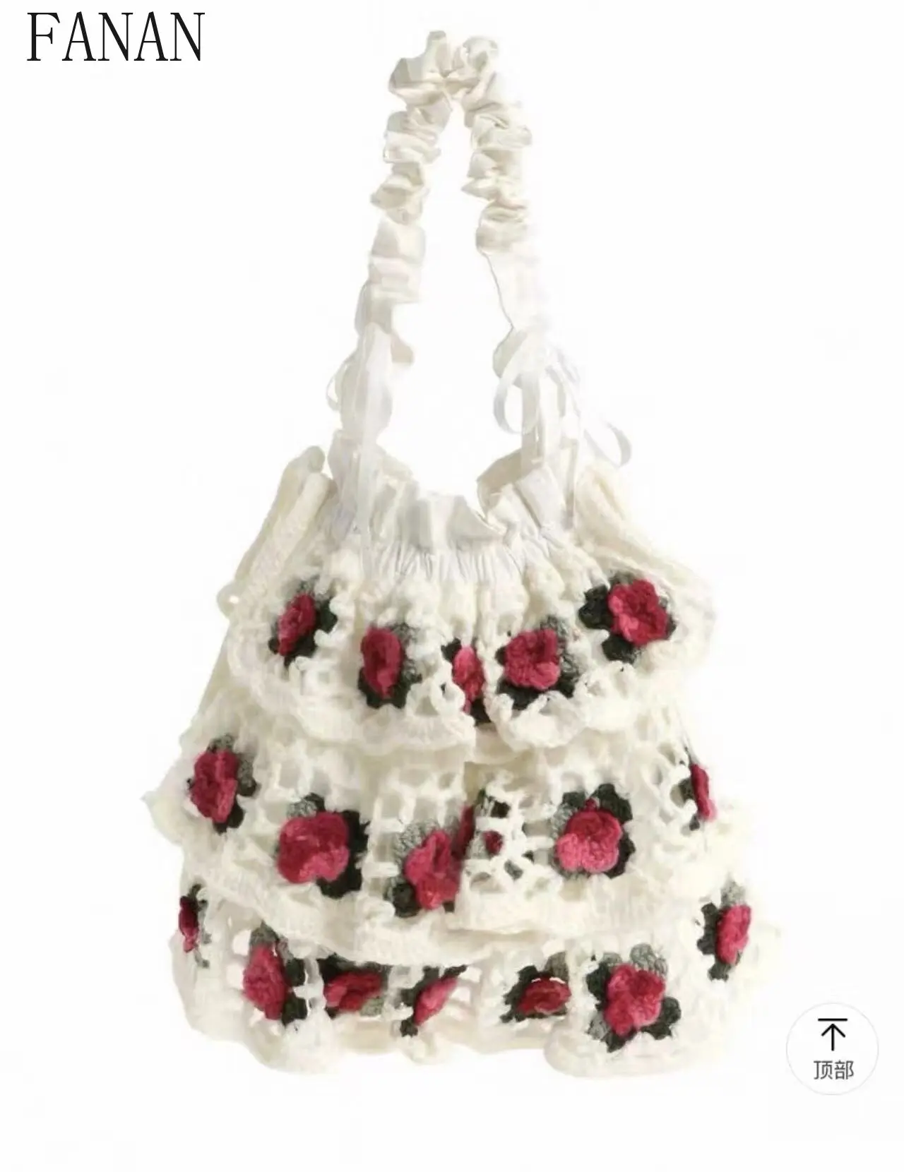Japanee Style Hand-crocheted Shoulder Bag Adjustable Shoulder Strap Length Women's Handbags Sweet Casual Handbags
Japanee Style Hand-crocheted Shoulder Bag Adjustable Shoulder Strap Length Women's Handbags Sweet Casual Handbags