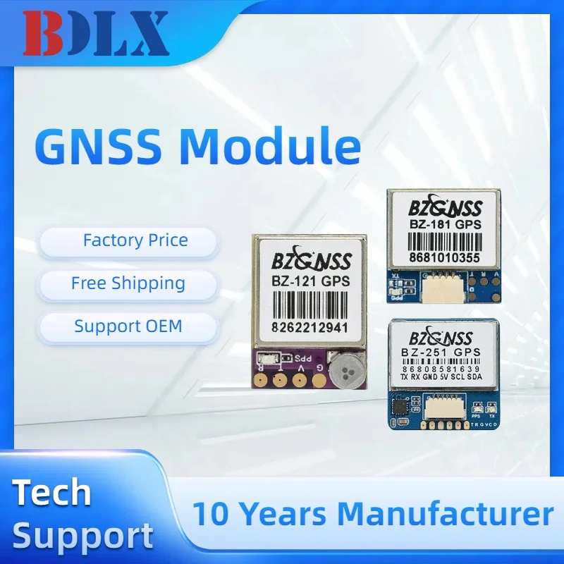 GPS Module BZ-251 BZ-181 BZ-121 Dual Protocol GNSS FPV Return Hover F7 F4 Flight Control Fixed Wing Return Rescue Drone Parts
GPS Module BZ-251 BZ-181 BZ-121 Dual Protocol GNSS FPV Return Hover F7 F4 Flight Control Fixed Wing Return Rescue Drone Parts