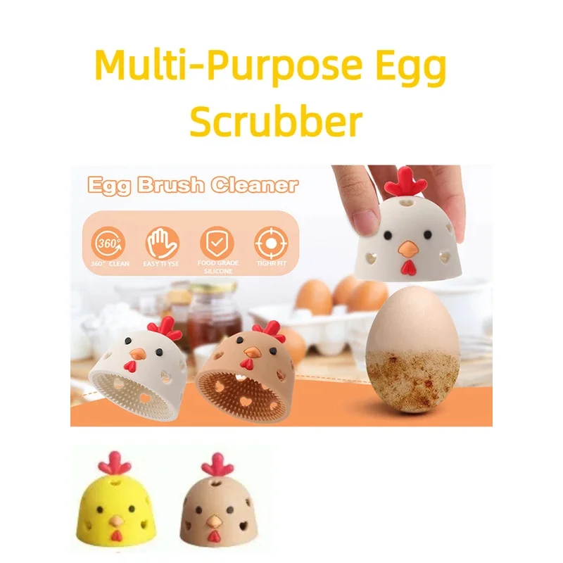 2026 Creative Egg Scrubber Silicone Fruit Vegetable Cleaner Brush Reusable Soft Egg Washer for Fresh Eggs Kitchen Gadgets
2026 Creative Egg Scrubber Silicone Fruit Vegetable Cleaner Brush Reusable Soft Egg Washer for Fresh Eggs Kitchen Gadgets