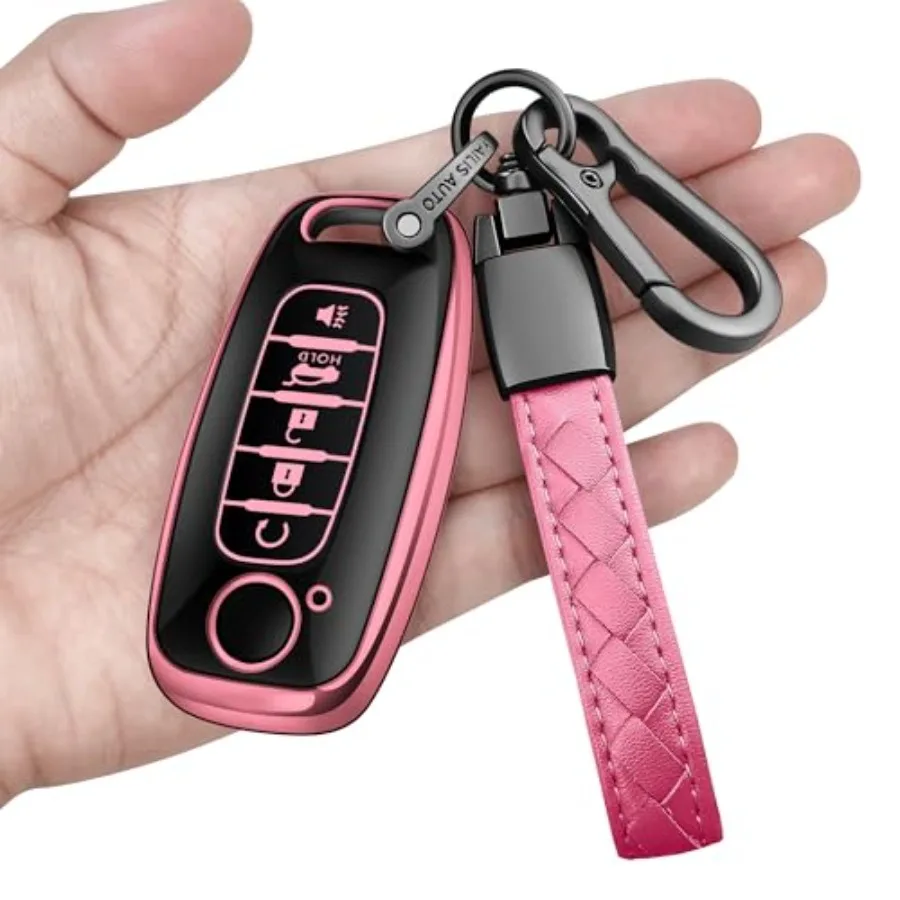 for Nissan Key Fob Cover with Keychain Soft Full Protection Key Shell Key Case Compatible with 2023 2024 2025 Pathfinder Kicks
for Nissan Key Fob Cover with Keychain Soft Full Protection Key Shell Key Case Compatible with 2023 2024 2025 Pathfinder Kicks
