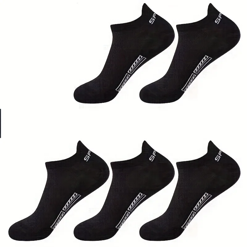 5 pairs of men's simple solid ankle chain socks, comfortable and breathable soft socks, suitable for men's outdoor wear
5 pairs of men's simple solid ankle chain socks, comfortable and breathable soft socks, suitable for men's outdoor wear