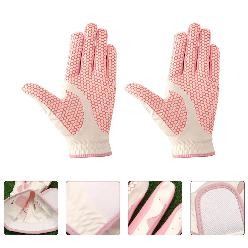 1 Pair Woman Golf Gloves Premium Material Breathable Non Slip Outdoor Golfing Hand Protector Finger Injury Protection
1 Pair Woman Golf Gloves Premium Material Breathable Non Slip Outdoor Golfing Hand Protector Finger Injury Protection
