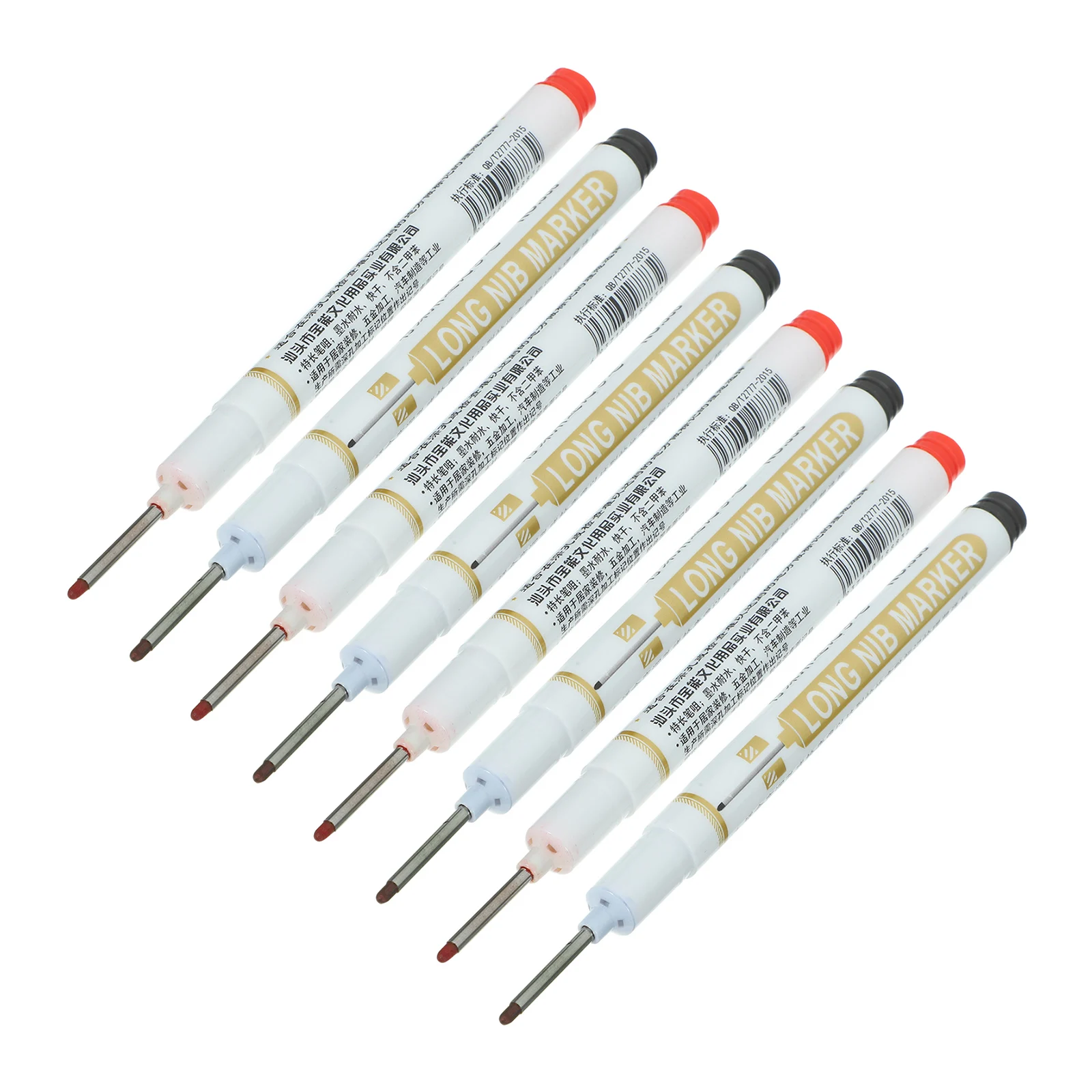 8pcs Marker Pencil Black Red Woodworking Construction Marking Fine Line Long Multi Tool Carpenter Pen Plastic Ink
8pcs Marker Pencil Black Red Woodworking Construction Marking Fine Line Long Multi Tool Carpenter Pen Plastic Ink