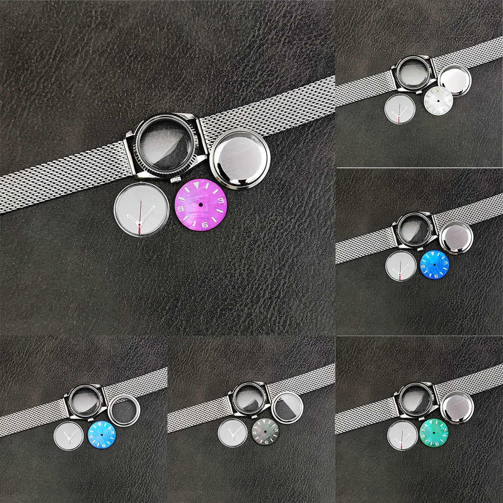 36MM Men's Watch Case Suitable for NH35 Movement Convex Face Bubble Mirror Gear Pressed Edge Night Glow Dial Pointer
36MM Men's Watch Case Suitable for NH35 Movement Convex Face Bubble Mirror Gear Pressed Edge Night Glow Dial Pointer