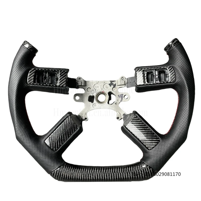 Modification Upgrades Perforated Leather Carbon Fiber Steering Wheel for Chrysler 300C Car Steering Wheel
Modification Upgrades Perforated Leather Carbon Fiber Steering Wheel for Chrysler 300C Car Steering Wheel