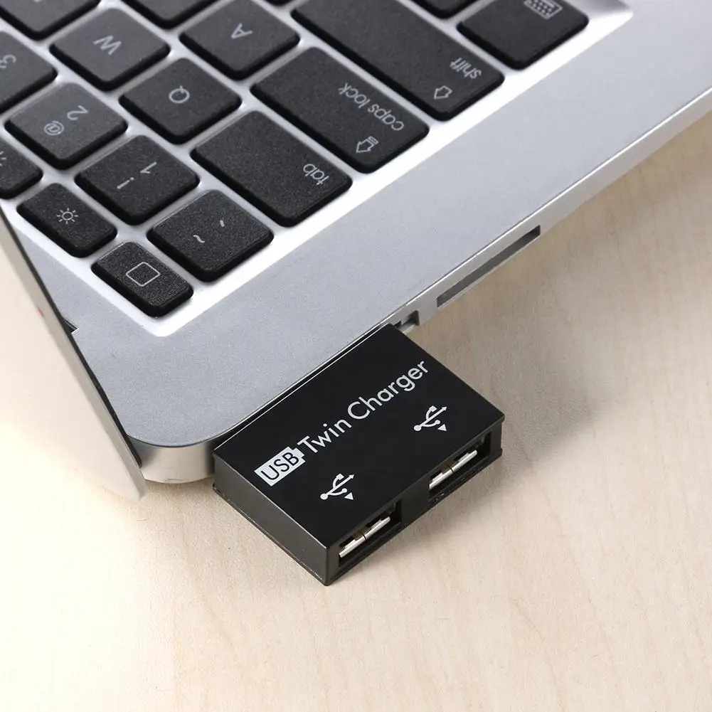 USB2.0 Male to Twin Charger Dual 2 Port USB Splitter Hub Adapter Converter
USB2.0 Male to Twin Charger Dual 2 Port USB Splitter Hub Adapter Converter